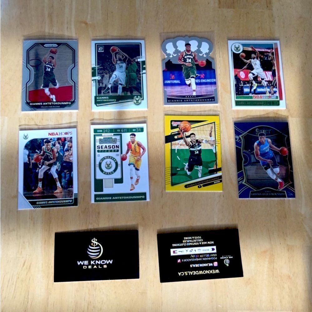 8 Giannis Antetokounmpo Basketball Cards Don Russ Prizm Panini